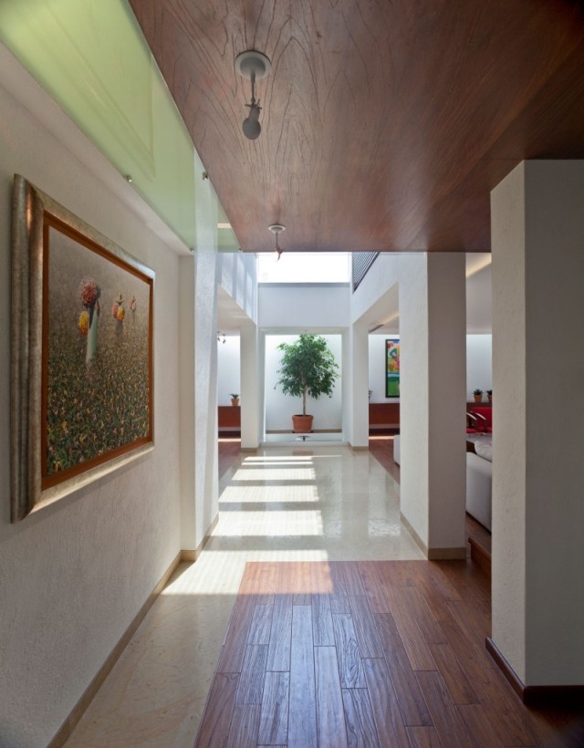 Podkrovný byt-stena-stropné nápady-nápady-nástenné maľby-Encinos-II Nápady na dizajn dekorácie bytu-nástenné maľby