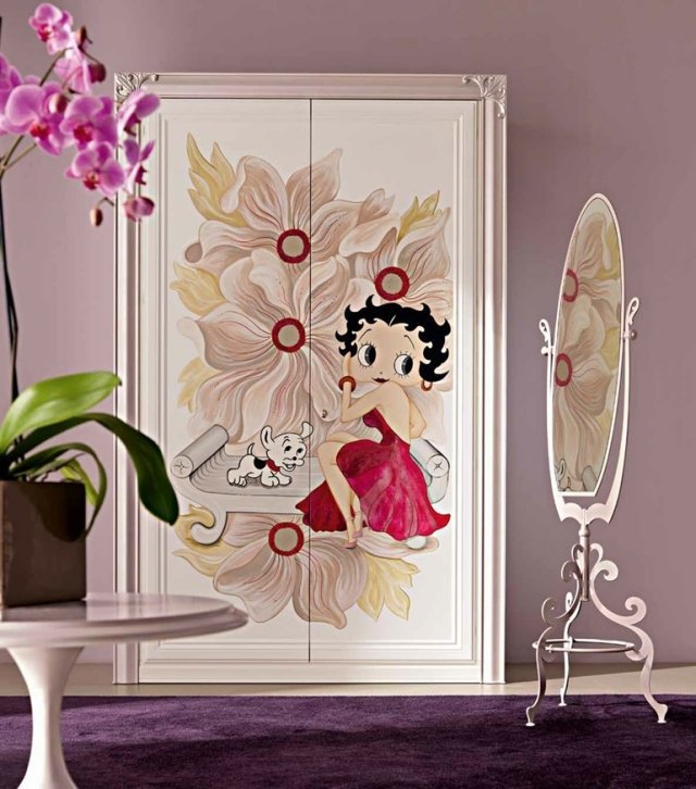 šatník-detská izba-betty-boop-CorteZari