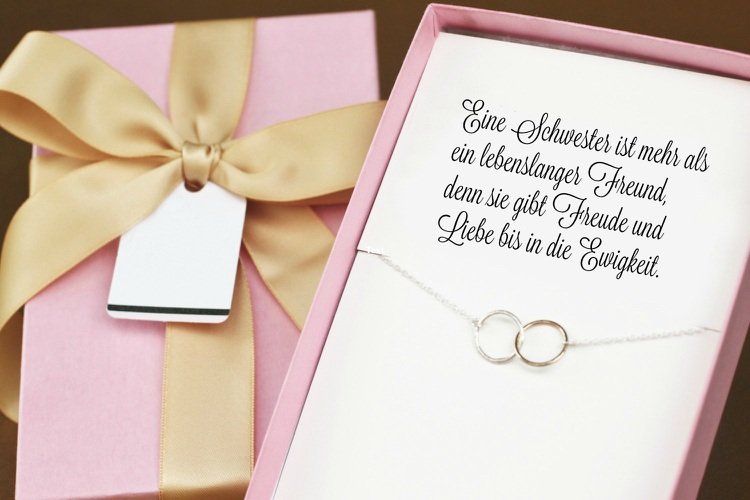 originálne svadobné darčeky -sestra-najlepší-priateľ-náhrdelník-večnosť