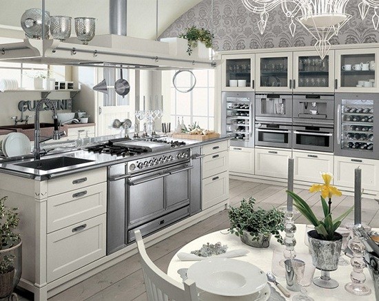 luxusná kuchyňa z masívu MINACCIOLO strieborná biela luxusná-masívna kuchyňa-MINACCIOLO-strieborno-biela