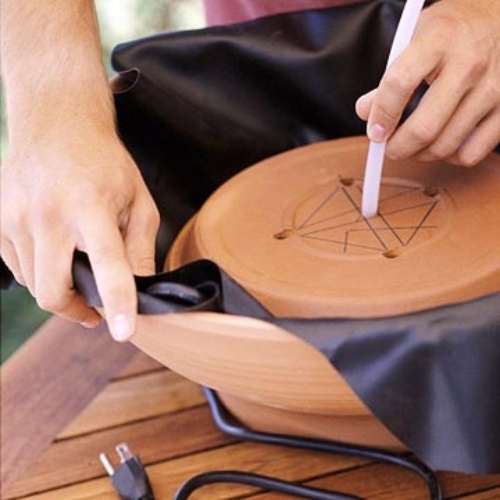 Nainštalujte fontánu do záhrady s guľovým čerpadlom