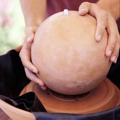 Nastavte záhradu fontán s guľovou guľou