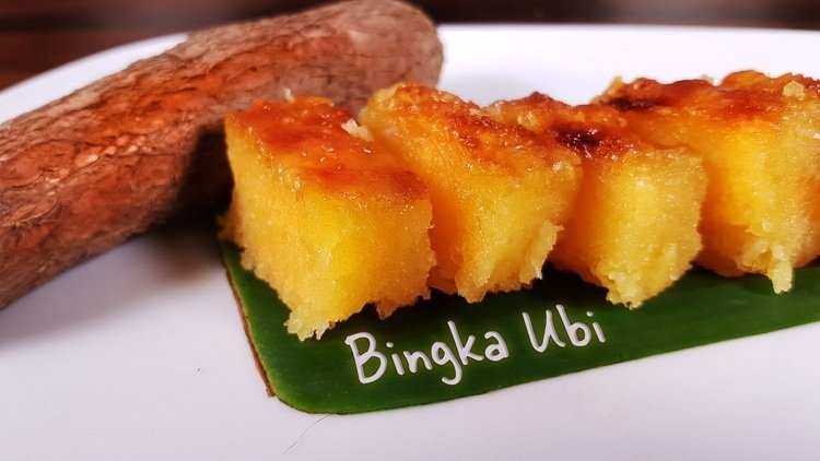 Tapiokové recepty na koláč Bingka Ubi
