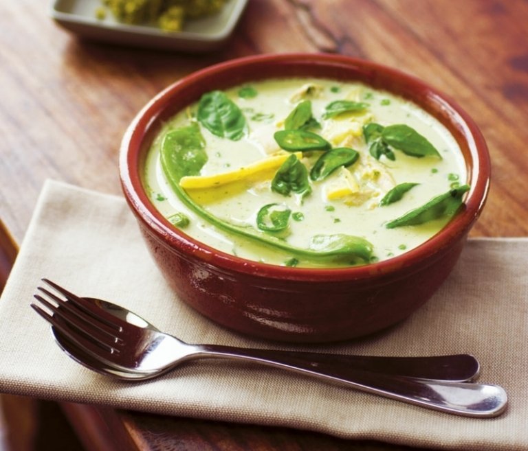 Recepty Thermomix - lahodná polievka z kuracieho karí thermomix recepty polievka kari kura kura rapunzel misa obed