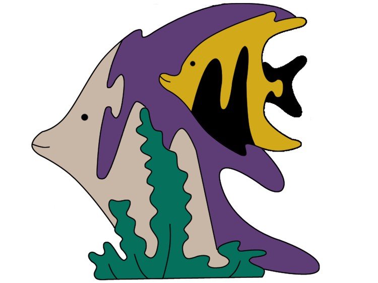 Scroll saw-templates-free-print-animals-fish-kids-download