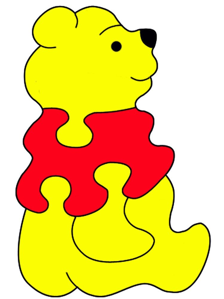 Scroll saw-templates-free-print-free-bear-pu-three-parts