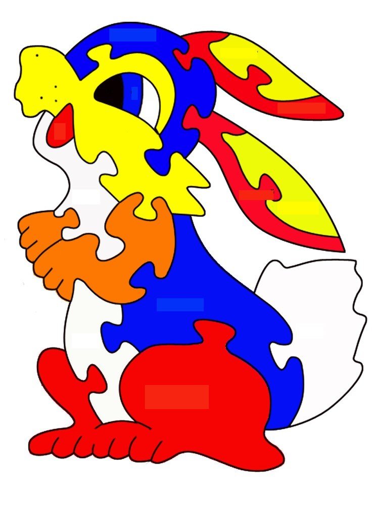 Scroll saw-templates-free-print-elementary-school-bunny-easter-puzzle