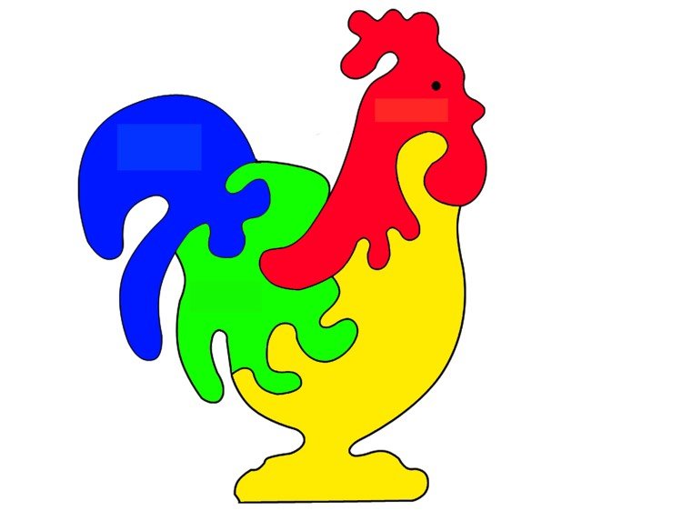 Scroll saw-templates-free-print-animals-rooster-puzzle
