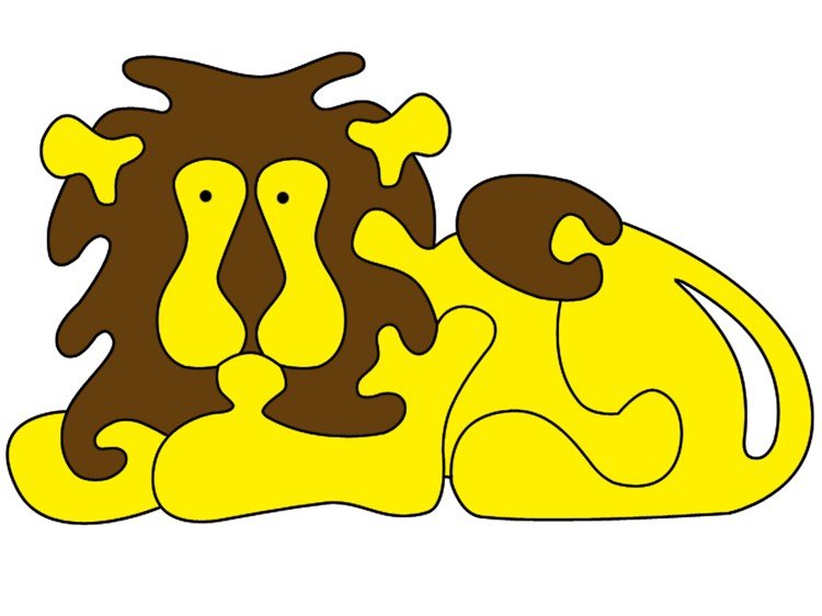 Scroll saw-templates-free-print-animals-lev-puzzle