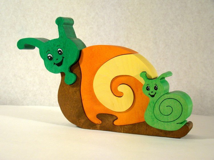 Šablóny špirálovej píly -hádanka-deti-zvieratá-slimák-nápady