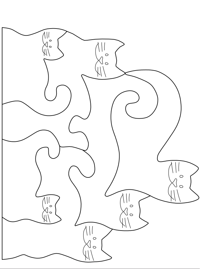 Scroll saw-templates-free-print-puzzle-mačky-deti