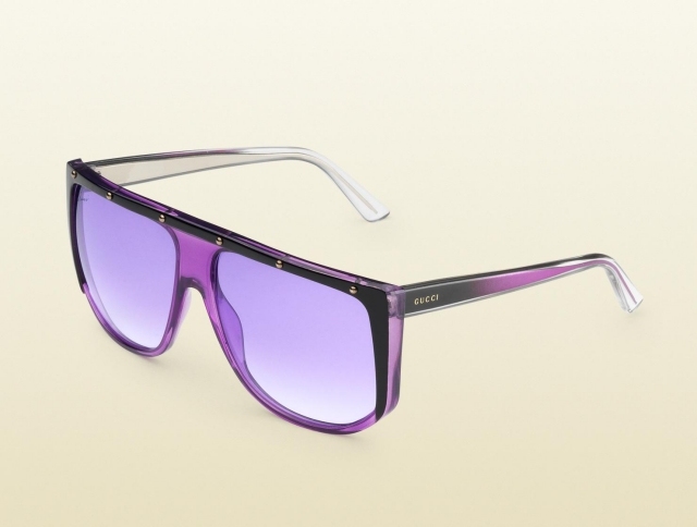 Moderný aqua dizajn vo fialovej farbe vyrobený z plastu fialové-šošovky-rámy-gucci-slnečné okuliare-okuliare