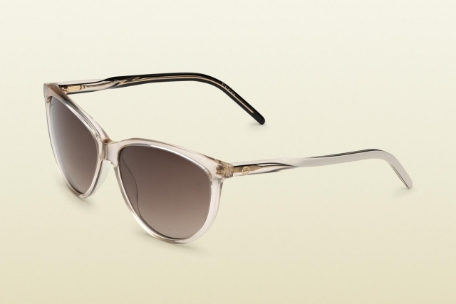 Priehľadný rám v melanžovej bielej farbe transparentný rám-gucci-nápad-2014-móda