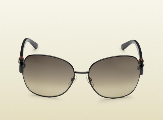 Čierny kovový rám, dámske slnečné okuliare Gucci 2014-nápady-návrhár-slnečné okuliare-gucci