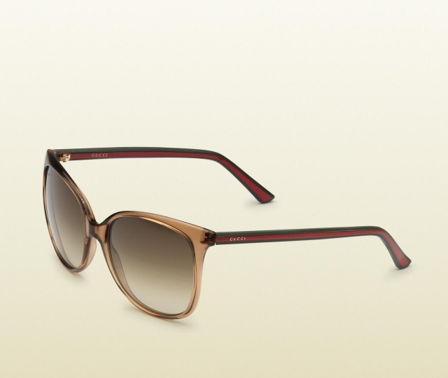 Melange rám v hnedej farbe, slnečné okuliare Gucci 2014 2014-gucci-móda-dámske okuliare-leto