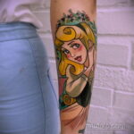 Tatuaż księżniczki Aurora - zdjęcie 4