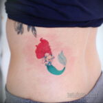 Księżniczka Ariel Tattoo - Mała Syrenka - Zdjęcie 3