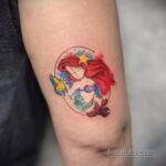 Księżniczka Ariel Tattoo - Mała Syrenka - Zdjęcie 4