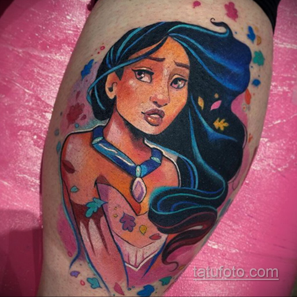 Tatuaż z księżniczką Pocahontas - Pocahontas - zdjęcie 5
