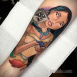 Tatuaż z księżniczką Pocahontas - Pocahontas - zdjęcie 4