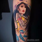 Tatuaż z księżniczką Pocahontas - Pocahontas - zdjęcie 3