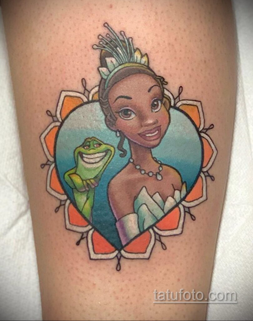 Tatuaż księżniczki Tiana - Księżniczka i żaba - zdjęcie 3