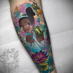 Tatuaż księżniczki Tiana - Księżniczka i żaba - zdjęcie 4