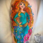 Księżniczka Merida Tatuaż - Odważna - Zdjęcie 1