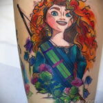 Księżniczka Merida Tatuaż - Odważna - Zdjęcie 3