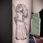 Księżniczka Merida Tatuaż - Odważna - Zdjęcie 4