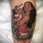 Tatuaż księżniczki Vaiana - zdjęcie 7