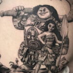 Tatuaż księżniczki Vaiana - zdjęcie 3