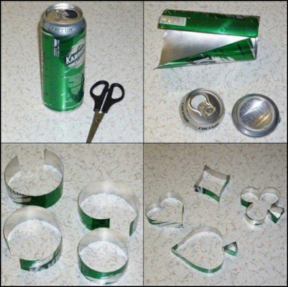 Plechovku na pivo použite ako formu na sušienky Pivo-plechovka-strih-strih-cookie-tvarovanie