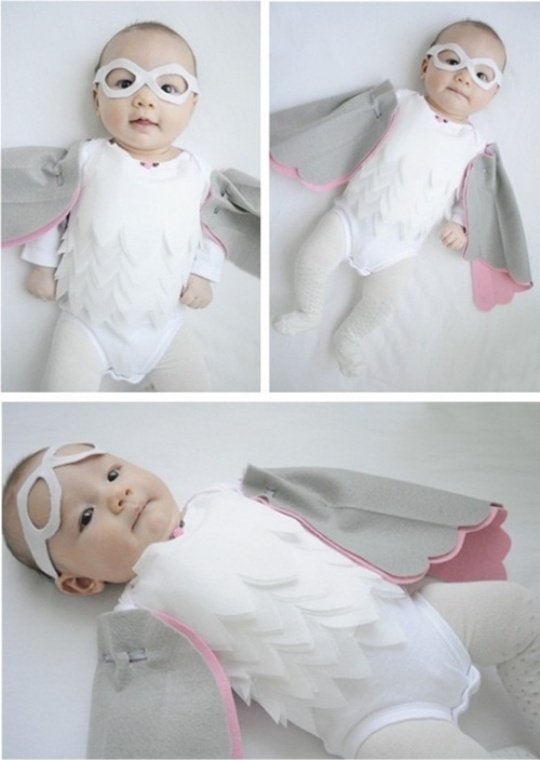 Halloween kostým malé sovy krídla Kostým na Halloween sova krídla