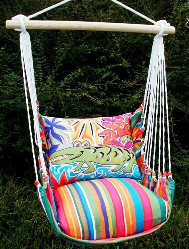 Záhradné kreslo nápady nápady krokodíl vzor vtipné