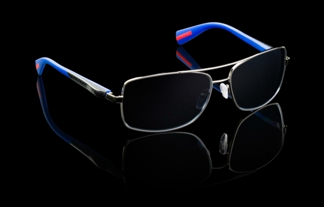 modrý rám slnečných okuliarov hliníkový plastový materiál Slnečné okuliare hliníkový plastový materiál športový