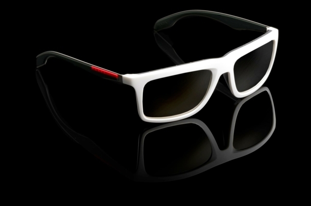 biely plastový rám čierny rám hranaté čierne šošovky čierne rámy, hranaté čierne šošovky, zrkadlové