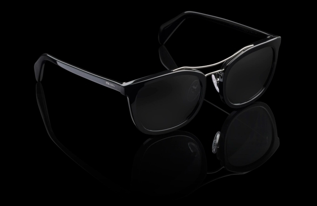 Slnečné okuliare čierny hliníkový nosový mostík mierne protišmykový Hliníkový nosový mostík, mierne protišmykový, moderný