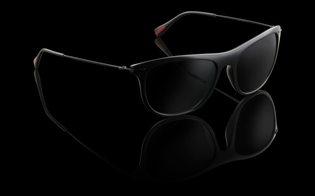 Slnečné okuliare plastové čierne moderný rám čierne čierne moderné rámové čierne šošovky