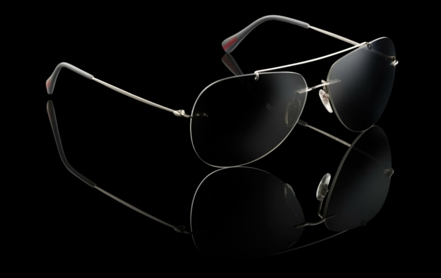 Pánske slnečné okuliare s hliníkovým rámom Hliníkový rám, plastové chrámy