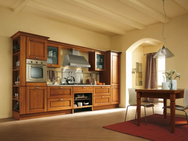 priestorovo úsporná očarujúca vidiecka kuchynská polička na prílohy Vidiecka kuchynská polica na prílohách spodné skrinky rámové čelá