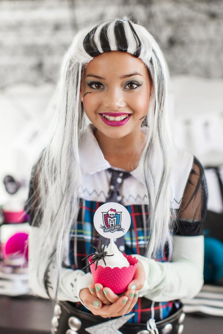 monštrum vysoký kostým dieťa frankie stein košeľa kravata kárované parochne švy