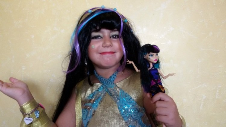 Cleo de Nile monštrum vysoký kostým dieťa vyrobte si parochňové doplnky