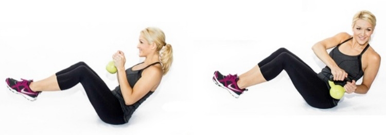 kettlebell cvičenie začiatočník cvičenie twist
