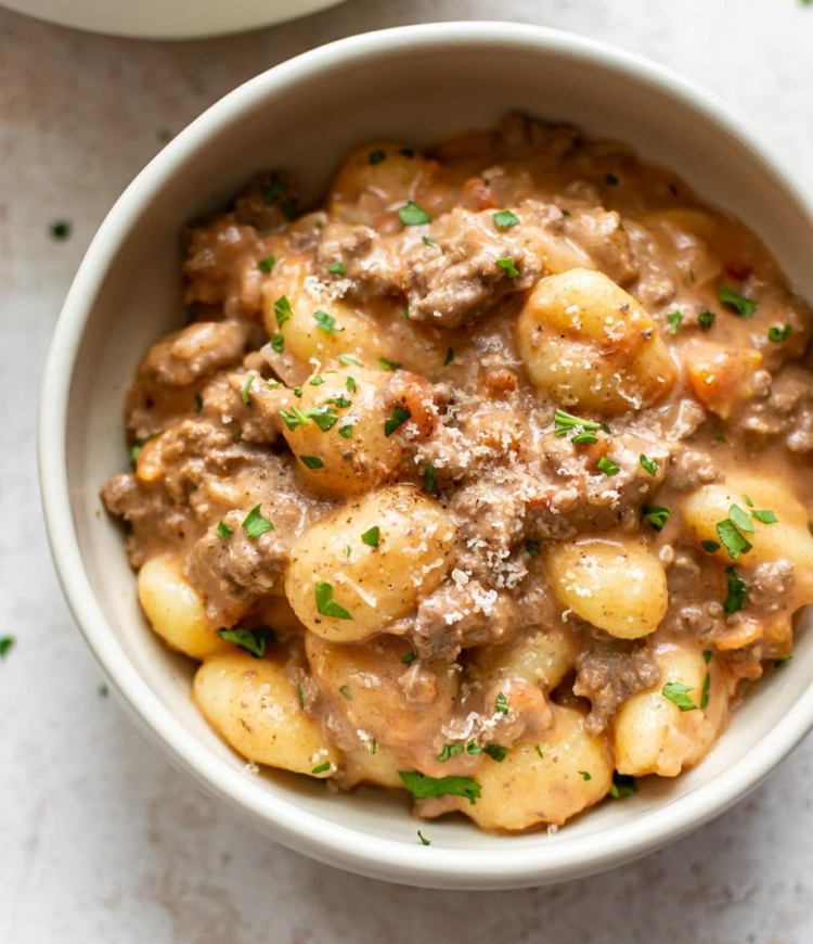 Recepty s haluškami a mletým hovädzím mäsom