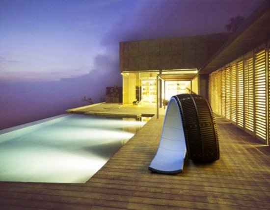 Moderné kreslá stoličky v tvare špirály vyrobené z dreva