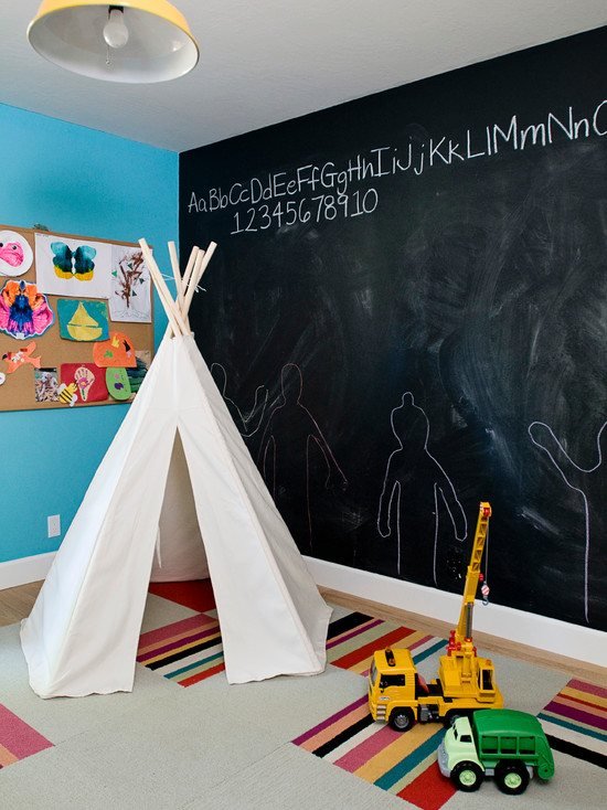 tabuľa do detskej izby na písanie stanu, s ktorou sa bude hrať drotár