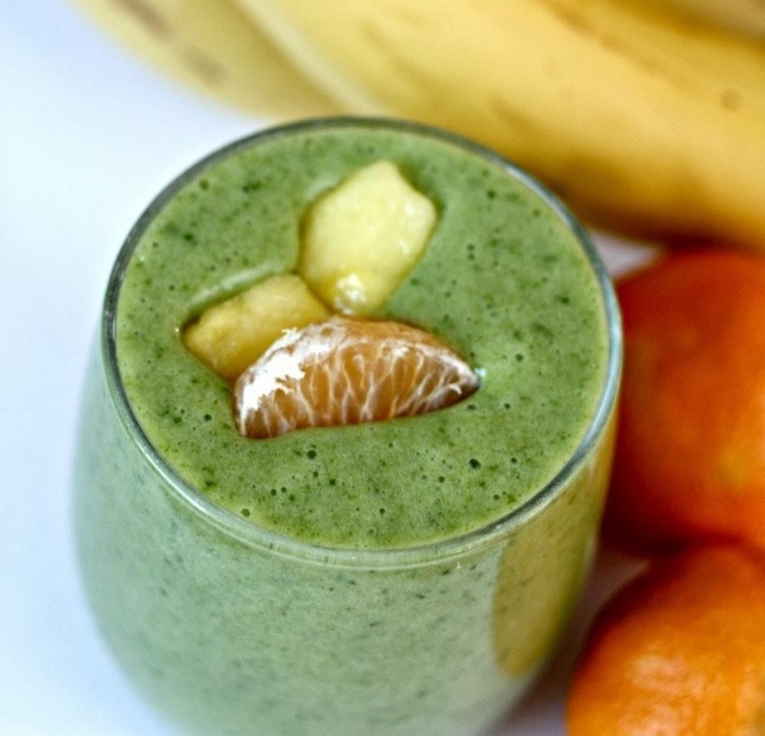 zdravé raňajky s vitamínom C - zelené smoothie zdravé recepty raňajky-vitamín-c-guener-smoothie