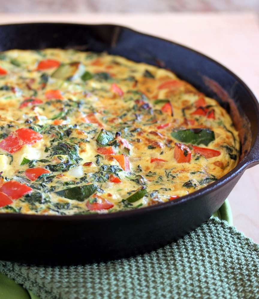 Recept na zeleninovú frittatu - rýchly a chutný zeleninovo-frittata-zdravy-recept-ranajky