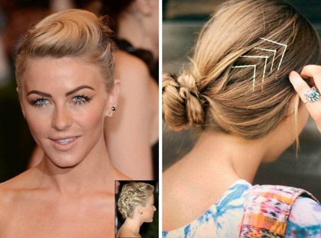 ležérny alebo oficiálny účes s bobby pinmi Bun-or-hair-up-with-bobby-clips